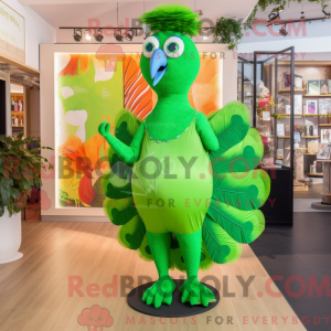 Máscara de pavão...