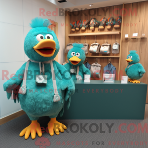 Postava maskota Teal Hens...