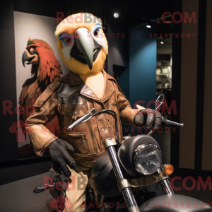 Tan Macaw-maskotdraktfigur...