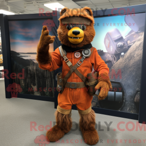 Costume mascotte Rust...