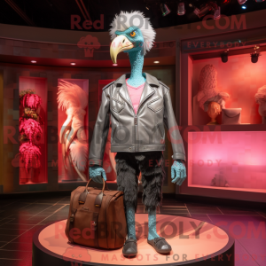 Silver Flamingo mascot...