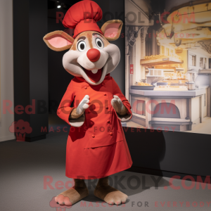 Red Ratatouille mascot...