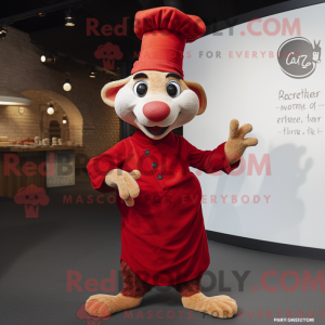 Red Ratatouille mascot...