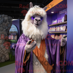 Lavender Llama mascot...