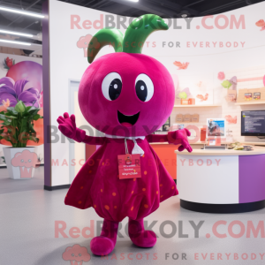 Magenta Pepper Maskottchen...