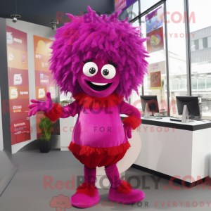 Magenta Pepper Maskottchen...