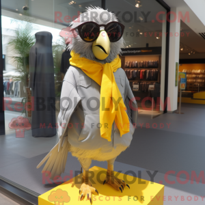 Gray Canary mascot costume...