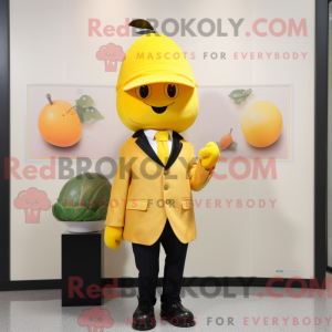 Yellow Apricot mascot...