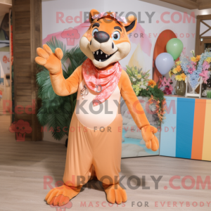 Peach Thylacosmilus mascot...