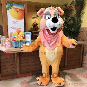 Peach Thylacosmilus mascot...