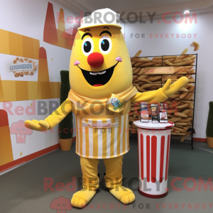 Cream French Fries mascot...