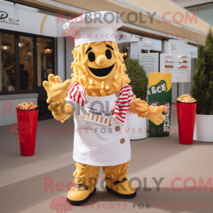 Costume mascotte de frites...