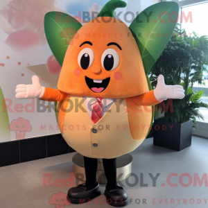 Peach Ray mascot costume...