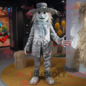 Silver Scarecrow mascot...