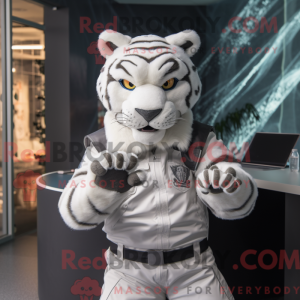 White Tiger mascot costume...
