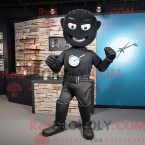 Black Knife Thrower mascot...