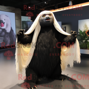 Black Giant Sloth mascot...
