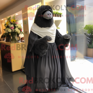 Black Giant Sloth mascot...
