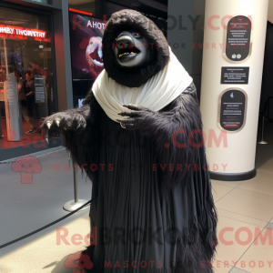 Black Giant Sloth mascot...