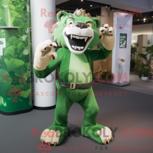 Green Saber-Toothed Tiger...