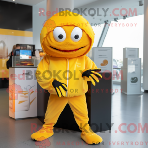 Yellow Crab Cakes mascot...