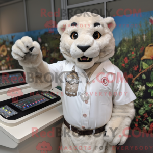 White Mountain Lion mascot...