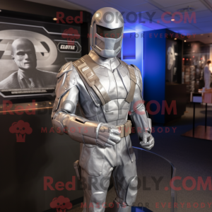 Silver Gi Joe mascot...