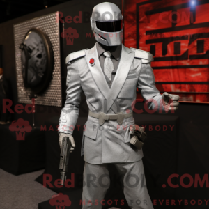 Silver Gi Joe mascot...