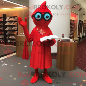 Red Ray mascot costume...
