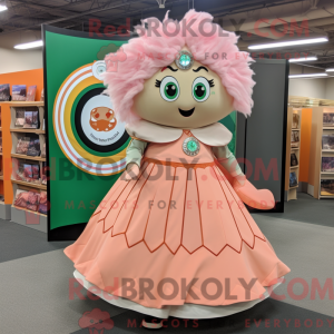 Peach Celtic Shield maskot...