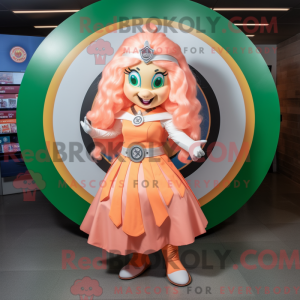 Peach Celtic Shield maskot...