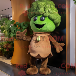 Brown Broccoli mascot...