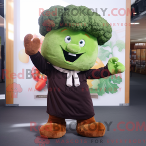 Brown Broccoli mascot...