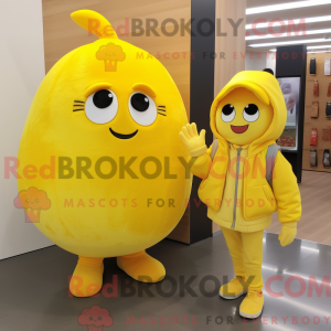 Citrongul grapefrugt maskot...