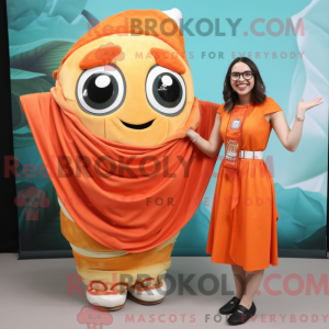 Orange Tacos mascot costume...