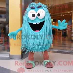 Turquoise Spaghetti mascot...