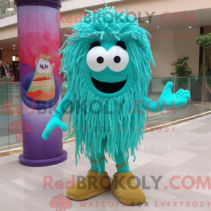 Turquoise Spaghetti mascot...