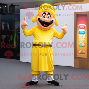 Yellow Moussaka mascot...
