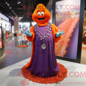 Purple Orange mascot...