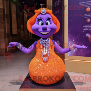 Purple Orange mascot...