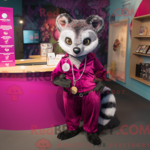 Magenta Civet maskot...