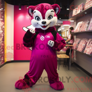 Magenta Civet maskot...