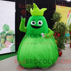 Forest Green Celery mascot...