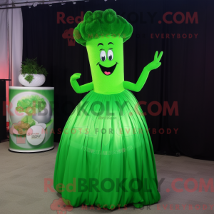 Forest Green Celery mascot...