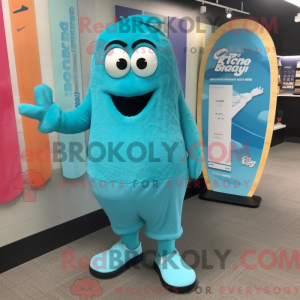 Turquoise Ice mascot...
