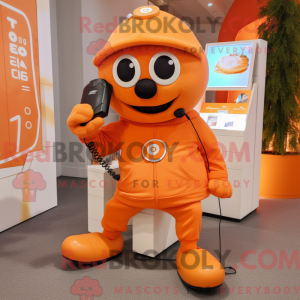 Postava maskota Orange...