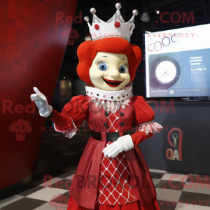 Red Queen-maskotdraktfigur...