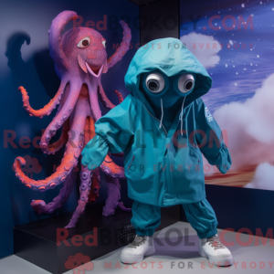 Kraken mascot costume...