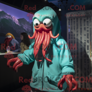 Kraken maskot kostume...