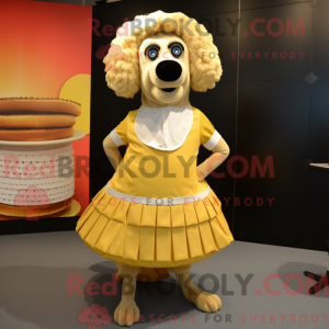 Gold Shepard S Pie mascot...